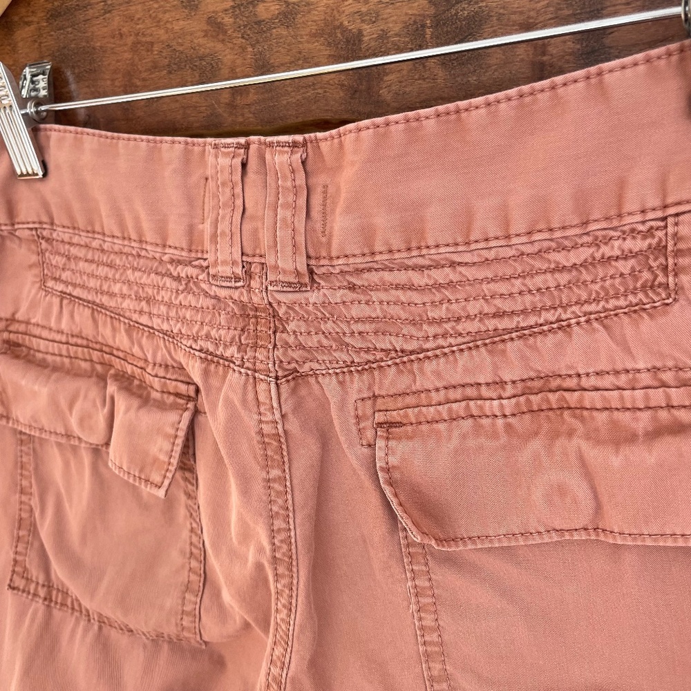 Madewell | dusty rose camp stitch slouch straight crop utility cargo pant chino - Picture 7 of 15